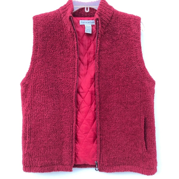 Colorado Clothing Red Sherpa Vest Size Medium - Picture 6 of 7